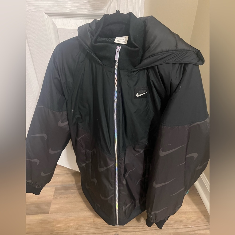 NIKE JACKET WITH IRIDESCENT ZIPPER